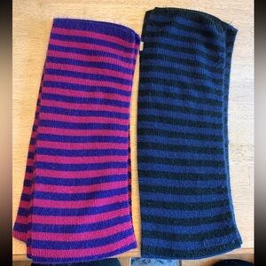 Old Navy Striped Scarves (2)